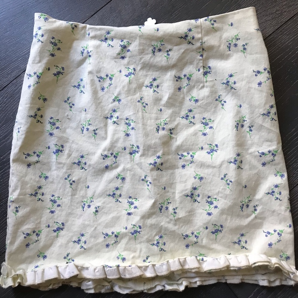 Urban Outfitters floral mini skirt